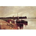 thumbnail image 1 of Mouth of the Seine-John Twachtman - CANVAS OR PRINT WALL ART, 1 of 1