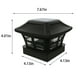 thumbnail image 3 of Luces solares para postes de exterior, para cercas, para decoración de patios y jardines, iluminación blanca y negra., 3 of 7