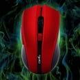 thumbnail image 2 of HUGFEGWE Mouse, 2.4GHz Ambidextrous Portable Optical Gaming Mouse with 6 Buttons, for PC, Notebook, Laptop & (red) CA919-109709, 2 of 9