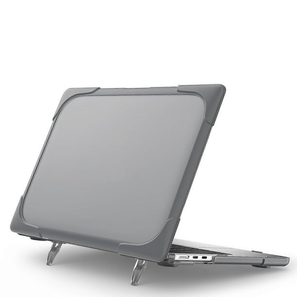 Compatible with MacBook Air 13.6 inch Case M3 M2 - Model Release A3113 A2681 Case, Rugged Protective Case Cover (Grey)