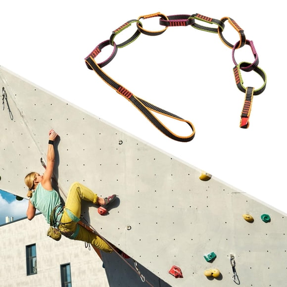 Cadena de eslabones tipo margarita Colamx para escalada anclaje personal de nailon cuerda de 22 kN