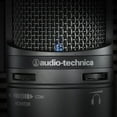 thumbnail image 4 of Microphone Audio Reconditionné (Bon État) Cardioïde Technica à Condensateur USB, avec Prise Casque Intégrée et Contrôle du Volume, avec Trépied, Noir - AT2020USB+, 4 of 4