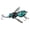Blue, variant on 1PC Yellow Wasp Fishing Lures, 1.97" Topwater Insect Bait with Fluttering Wings, Floating Bee Crankbait with Clicking Sound for Bass Trout