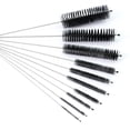 thumbnail image 1 of 10 cepillos de limpieza de pajitas de acero inoxidable para beber limpiadores de pajitas (negro) JShteea Libre de BPA, 1 of 9