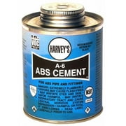 Harvey 2 Packs Cement Abs Blk 1/2pt