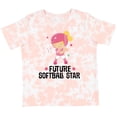 thumbnail image 3 of Inktastic Future Softball Star Girl Girls Toddler T-Shirt, 3 of 5