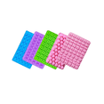thumbnail image 1 of 5 Moldes De Silicona Y Bandejas Para Cubitos De Hielo Multicolor, 1 of 5