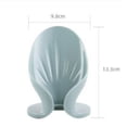 thumbnail image 2 of Soap Saver Dish with Drain, Leaf Shape Soap Holder with Suction Cup, Self Draining Soap Dish Holder Waterfall Soap Tray, Bar Soap Holder for Shower Bathroom Kitchen Sink(White,), 2 of 4