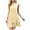 Beige, variant on ZQUUVOU Women's Summer Dress Casual Solid Color Crew-Neck Sleeveless Sundress Olive Green