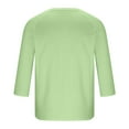 thumbnail image 5 of YOIAVAIOY Men's Lightweight Henley Shir 3/4 Sleeve Raglan Baseball Tshirt Casual Slim Fit Sport Athletic Tee Tops Mint Green M, 5 of 6