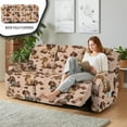 thumbnail image 3 of Xoenoiee Dachshund Chocolate Print Recliner Sofa Covers Stretch 3 Seater Recliner Couch Covers for 3 Cushion Couch 8 Pieces Washable Reclining Sofa Slipcovers, 3 of 7