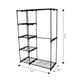 thumbnail image 4 of Closet Organizador Ropero Armable Grande Zapatera 2 Niveles De Metal Color Negro, 4 of 5