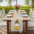 thumbnail image 4 of Table Runners 72 Inches Long Dress Scarves, Bees Gnomes Farmhouse Kitchen Table Runner, Coffee Tablerunners, Spring Floral Daisy Farmhouse Rustic 16x72 Inch, 4 of 9