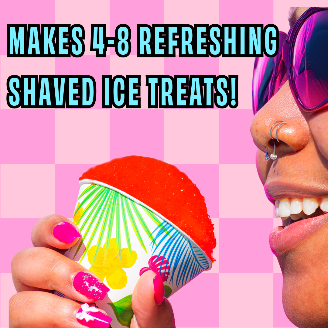 Hawaiian Shaved Ice Pink Bubble Gum Snow Cone Syrup 1 Pint for