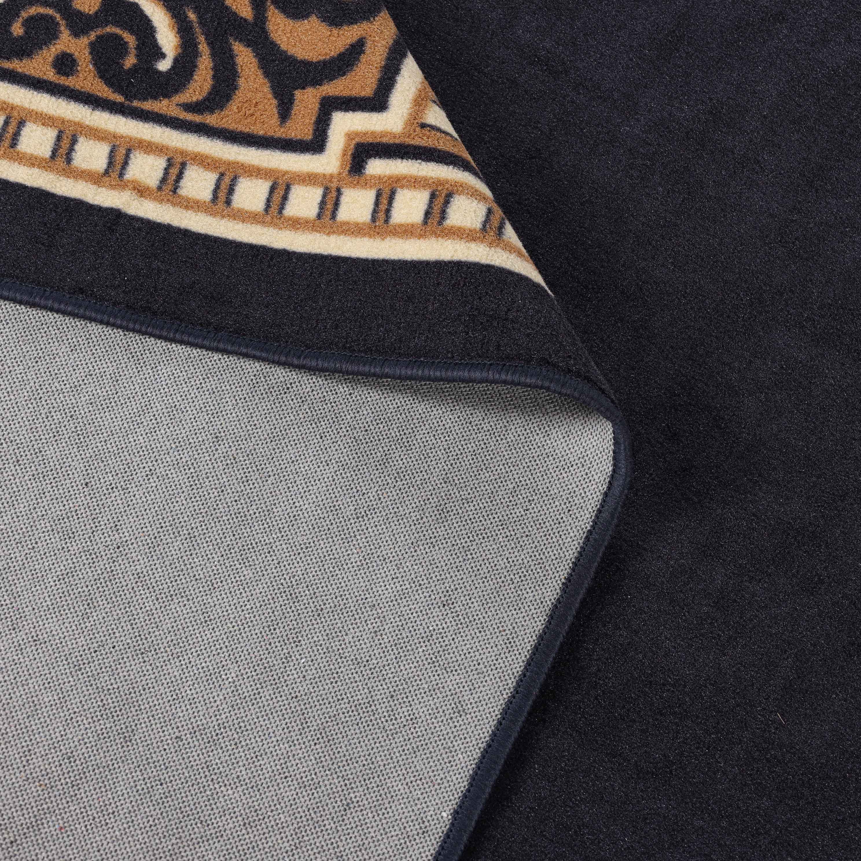 Superior Oversized Medallion Indoor Area Rug, 12' x 18', Midnight Blue