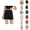 Black-2, variant on Womens Skorts High Waist Pleated Design Athletic Tennis Golf Skirts with Inner Shorts and Pockets Skorts for Woman
