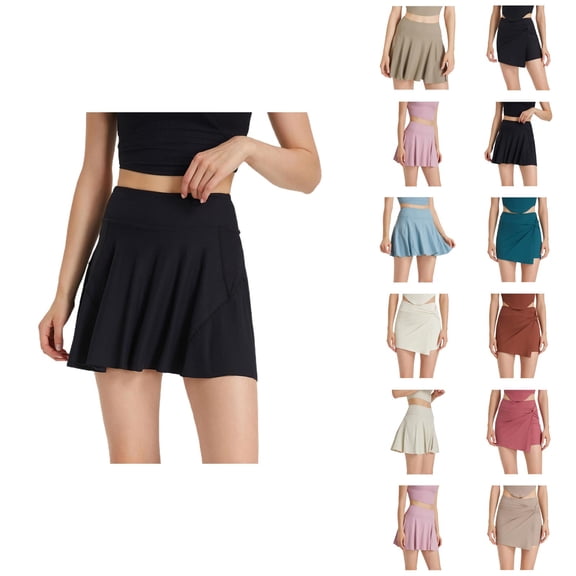 Womens Skorts High Waist Pleated Design Athletic Tennis Golf Skirts with Inner Shorts and Pockets Skorts for Woman
