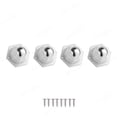 thumbnail image 1 of 4 Pcs/lot Roues de Meubles 200KG Roues Robustes Universelles Rotation 360° Roulettes de Meubles Auto-Adhésives Fortes DIY Chaise de Bureau, Fiable, 1 of 7