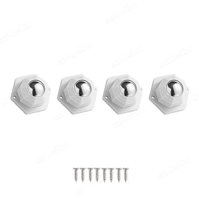 4 Pcs/lot Roues de Meubles 200KG Roues Robustes Universelles Rotation 360° Roulettes de Meubles Auto-Adhésives Fortes DIY Chaise de Bureau, Fiable