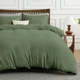 thumbnail image 1 of Gogreen Luxury Queen Duvet Cover, Soft & Breathable Microfiber 3 Pieces Queen Bedding Sets, Queen Comfy Duvet Cover, with Zipper Closure, 1 of 1