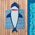 thumbnail image 4 of Serviette de Plage à Capuche Mainstays, Requin, 1 pièce, 24" x 48", 4 of 5