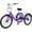 Bright Violet, variant on MOONCOOL Adult Tricycles 7 Speed, 16/20/24/26 inch 3 Wheel Bikes, Three-Wheeled Bicycles Cruise Trike with Shopping Basket for Seniors, Women, Men, Teenager, Kids