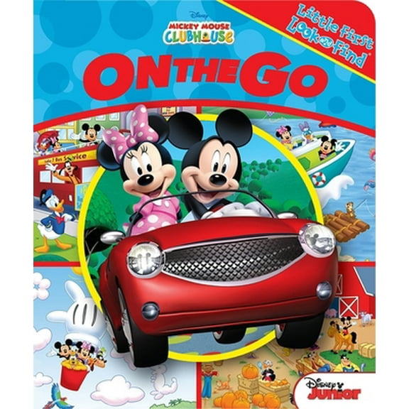 Pre-Owned Mickey Mouse Clubhouse - On the Go - Little First Look and Find Activity Book - PI Kids, 9781450868945, 1450868940, Paperback,
