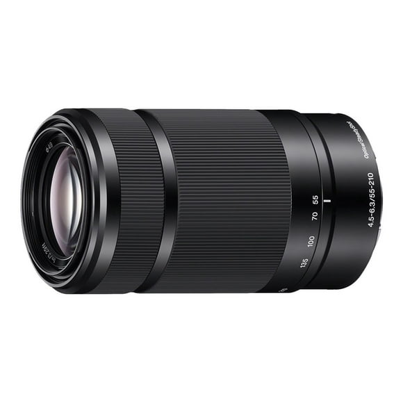 Sony SEL55210 - Telephoto zoom lens - 55 mm - 210 mm - f/4.5-6.3 OSS - Sony E-mount - for Cinema Line; a VLOGCAM; a1; a6700; a7 IV; a7C; a7C II; a7CR; a7R V; a7s III; a9 II; a9 III