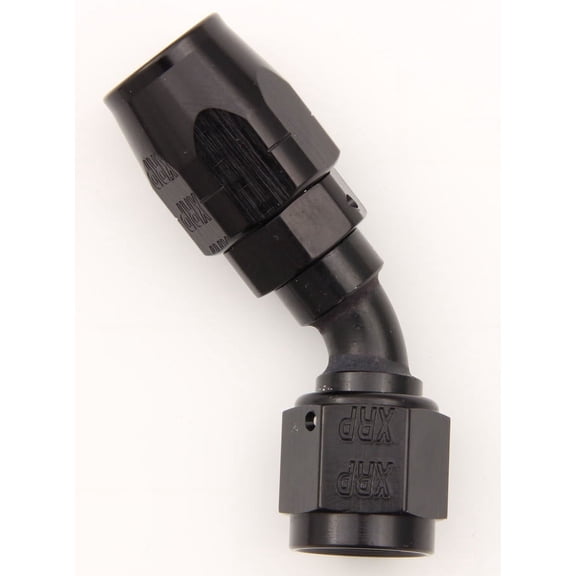 XRP-Xtreme Racing Products XRP204516BB No.16 AN 45 deg Double Swivel Hose End - Black