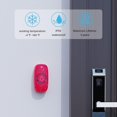 thumbnail image 3 of Wireless Doorbells for Home, Classrooms, Apartments, Businesses, etc. Easy to Use, Adjustable Volume, 58 Chimes, Colorful LED, Waterproof, 1000Ft Ran, M520+F55, Rose Red, 3 of 3