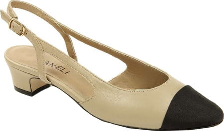 vaneli cap toe slingback