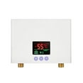 thumbnail image 1 of Instant Water Heater Bathroom Kitchen Wall Mounted Electric Water Heater LCD Temperature Display With Remote Control ,Security Protection Design, 1 of 6