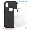 thumbnail image 2 of DistinctInk Custom SKIN / DECAL compatible with OtterBox Commuter for iPhone X / XS (5.8" Screen) - White Golf Ball, 2 of 5