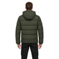 thumbnail image 5 of Heting Men's Winter Puffer Jacket with Hood Lightweight Quilted Coat Windproof Outerwear for Travel Daily Wear Army Green Large, 5 of 9