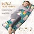 thumbnail image 5 of Lsque Colorful Cow Body Pillow Case Cover,Ultra-Soft Microfiber Bed Pillow Cases 20x54 inches,Elegant Bedding,Breathable Durable Pillow Cover with Envelope Closure, 5 of 8