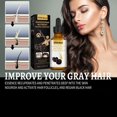 thumbnail image 3 of Aceite para reparar el cabello de blanco a negro, loción hidratante nutritiva para el cuero cabelludo, loción a base de hierbas, reparación líquida, cuidado del cabello, 3 of 5