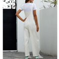 thumbnail image 4 of SDNall Jumpsuits for Women Casual Fashion Retro Overalls Rompers Cotton Suspender Solid Jumpsuit Pants Womens Romper Sizes:S-2XL, 4 of 9