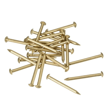 

Small Tiny Brass Nails 2.8x40mm for DIY Decorative Pictures Wooden Boxes Household Accessories 25pcs