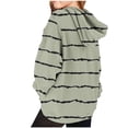 thumbnail image 4 of Bnwani Hoodies Girls Crew Neck Long Sleeve Pockets Sweatshirt Striped Plaid Tops Pullover, 4 of 5