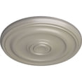thumbnail image 3 of Ekena Millwork 15 3/4"OD x 1 1/2"P Devon Ceiling Medallion (Fits Canopies up to 3 5/8"), Hand-Painted Pearl White, 3 of 6