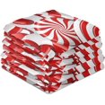 thumbnail image 5 of Christmas Sweets Kitchen Dish Towels Set of 4 Absorbent Hand Towels, Lint-Free 18"x28" Candy Canes Dishcloths Fast Drying for Cooking Baking Home Clean, 5 of 5
