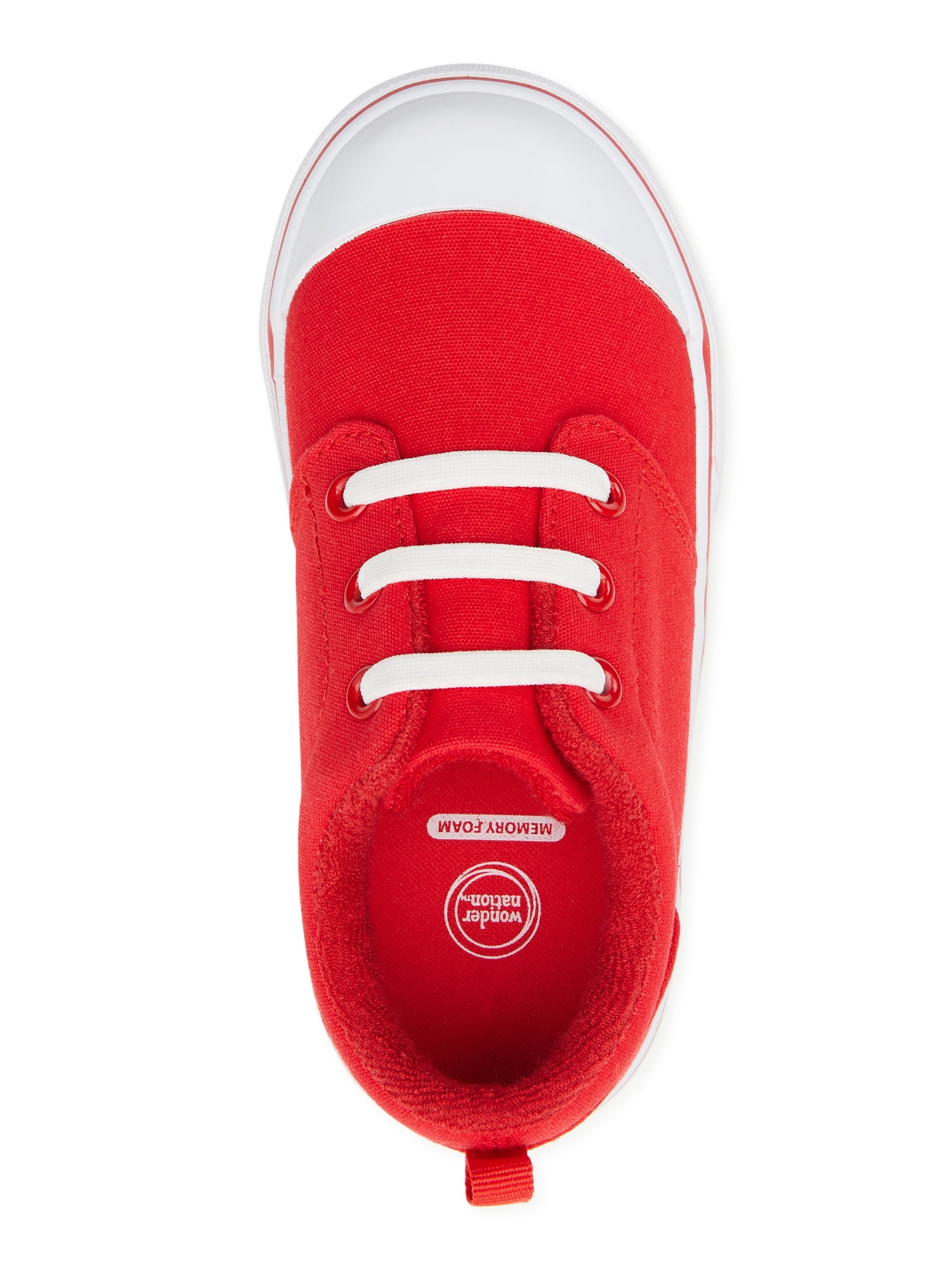Wonder Nation Toddler Boys Elastic Lace-Up Sneakers