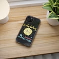 thumbnail image 5 of DistinctInk Clear Hybrid Case for Apple iPhone 14 Pro Max (6.7" Screen) - Smile Today Tomorrow Could Be Worse - Wireless Charging Compatible, 5 of 9