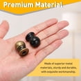 thumbnail image 3 of Uxcell 2Pcs 1" Tall Lamp Finials Bronze, 1/4-27 Thread Lamp Cap Knob Decoration Screw Cap Nuts with Cleaning Cloth for Table Floor Lighting Fixtures Shade Holder Decor, 3 of 7