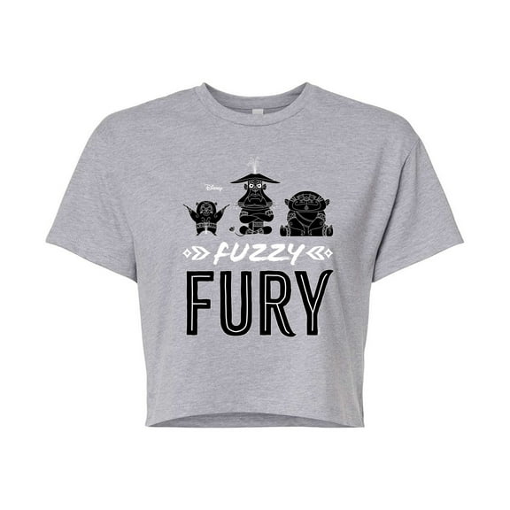 Raya and the Last Dragon - Fuzzy Fury - Juniors Cropped Cotton Blend T-Shirt
