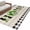Green Black Grey, variant on Rustic Home Area Rugs 5'x7', Washable Small Throw Rugs for Laundry Room Playroom, Eucalyptus Leaves Farmhouse Wreath Plaid Indoor Outdoor Rug Non-Slip Low Pile Carpet Runner Reversible Floor Mats