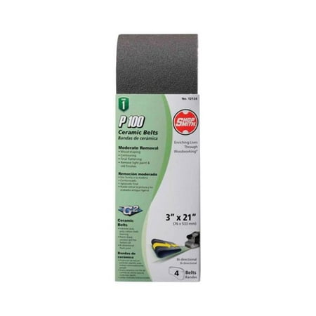 Ali Ind 4 Pack 3x21 100 Ceramc Belt 12124