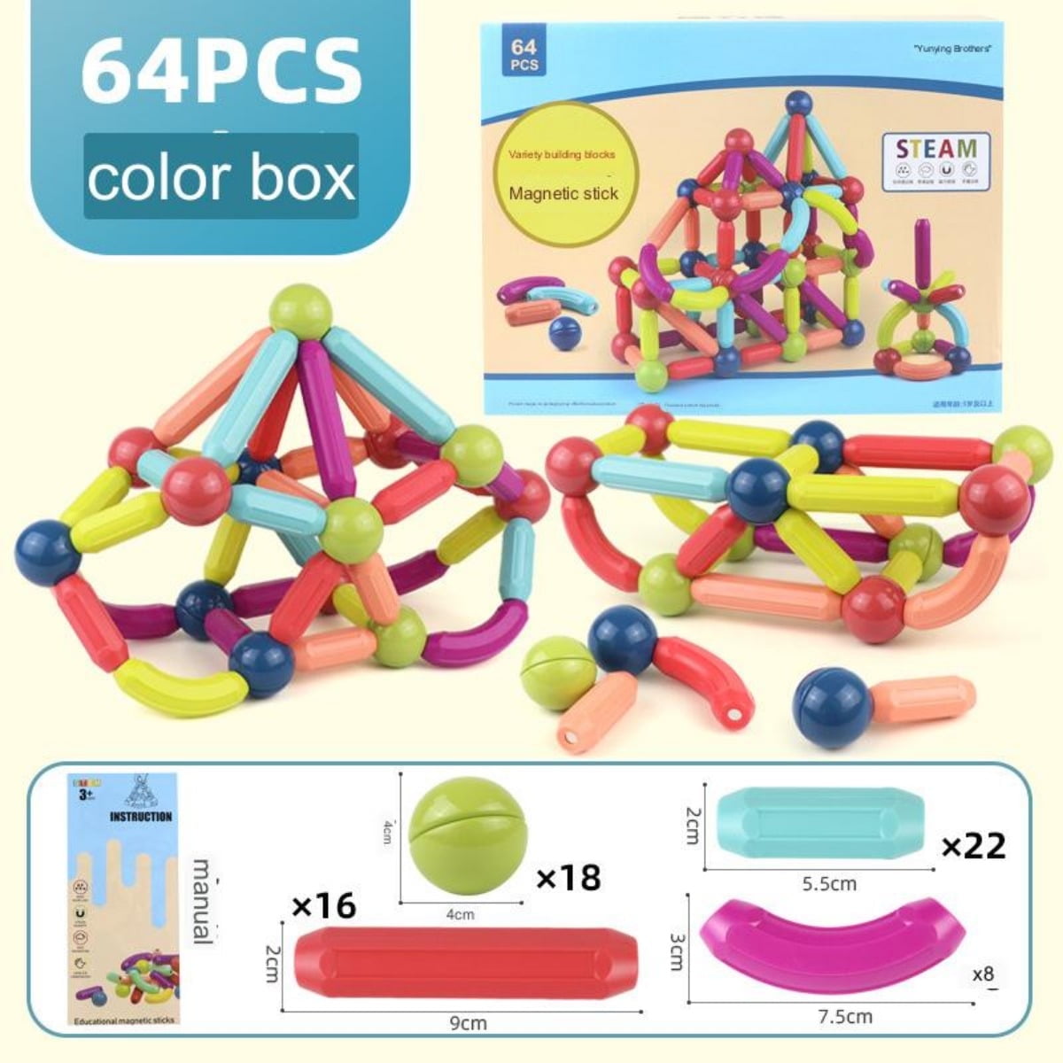 Magnetic balls kit sale
