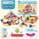 thumbnail image 4 of Juego de bolas y varillas magnéticas para niños pequeños, bloques de construcción magnéticos, palos de aprendizaje, juguetes magnéticos educativos STeM para niños pequeños, niños y niñas de 3 a 36 añ, 4 of 7