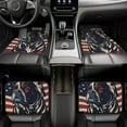thumbnail image 7 of Vsdgher Patriotic Bulldog Art Car Foot Mat Set of 4 Pieces Universal Floor Liner Car Accessories Fits Most Cars, Trucks, Vans, sedans, SUV, 7 of 7